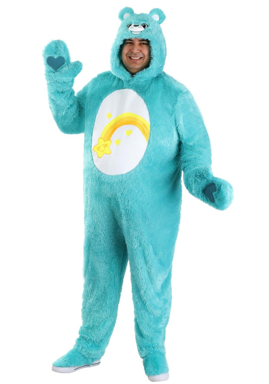 Plus Size Care Bears Wish Bear Costume for Adults