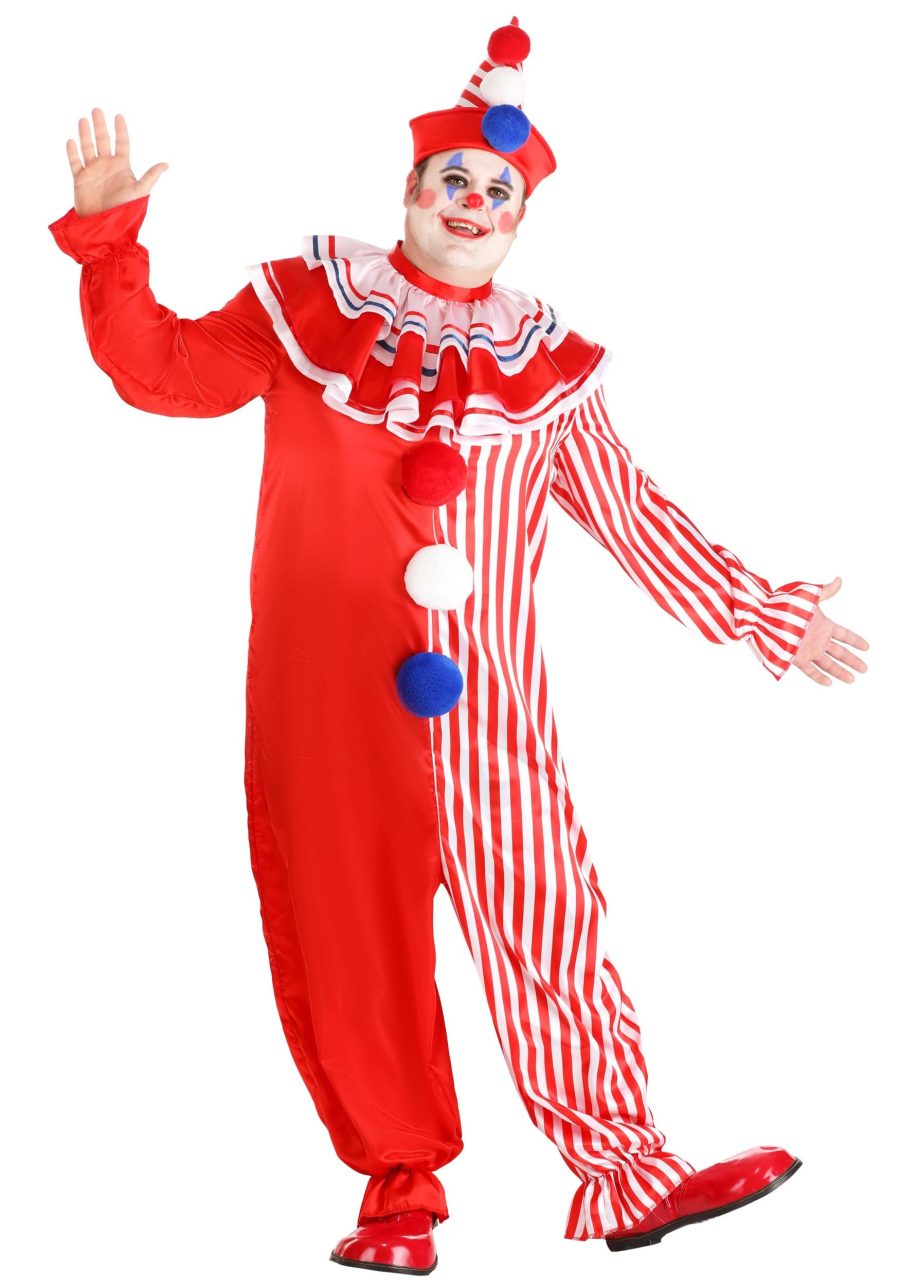 Plus Size Classic Clown Costume for Adults