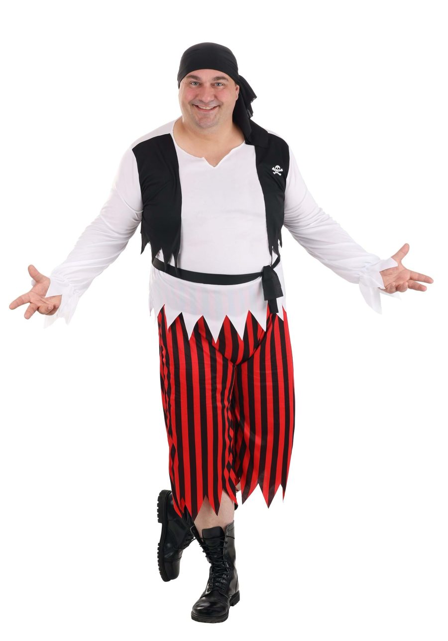 Plus Size Classic Pirate Costume for Men