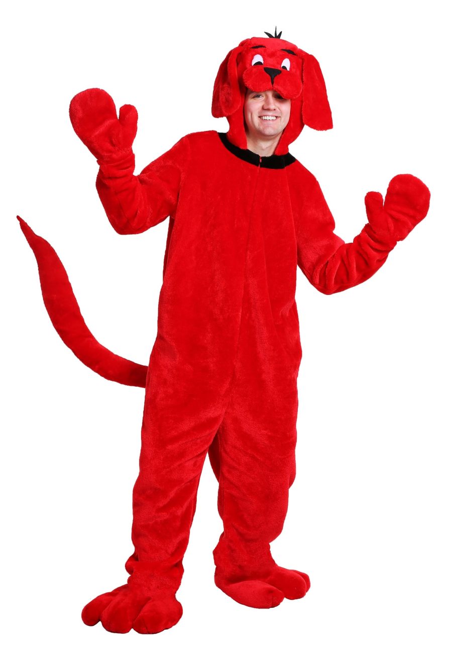 Plus Size Clifford the Big Red Dog Adult Costume