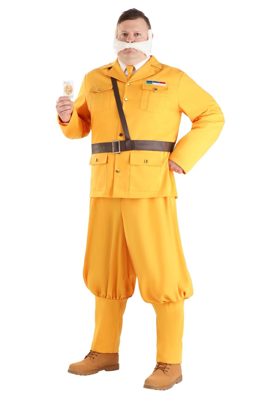 Plus Size Clue Colonel Mustard Costume for Men