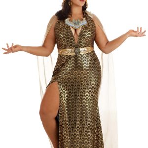 Plus Size Commanding Cleopatra Costume Dress for Women