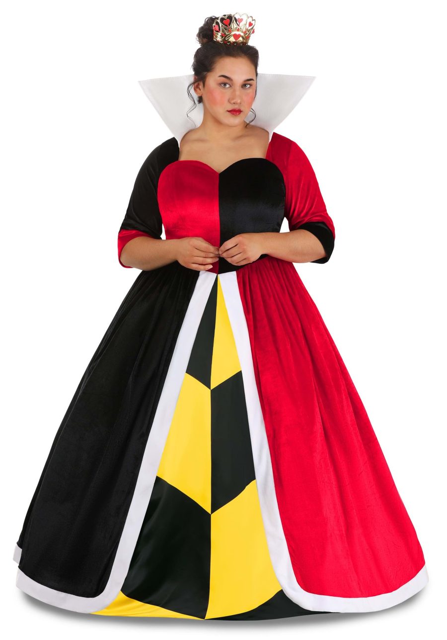 Plus Size Deluxe Disney Queen of Hearts Women's Costume