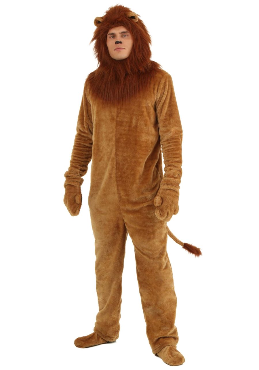 Plus Size Deluxe Lion Costume for Adults