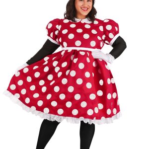 Plus Size Deluxe Minnie Mouse Women's Costume