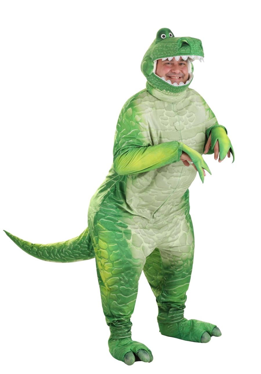 Plus Size Deluxe Toy Story Rex Adult's Costume