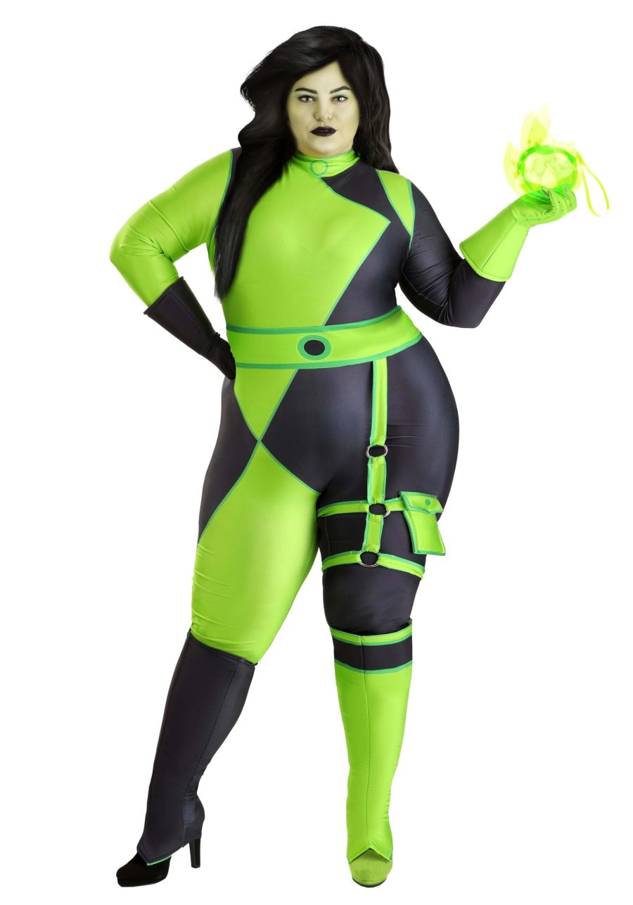 Plus Size Disney Kim Possible Authentic Shego Costume