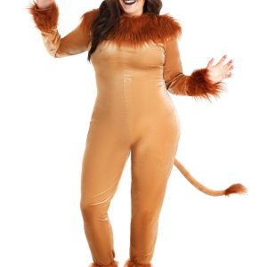 Plus Size Fierce Lion Costume for Women