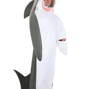 Plus Size Great White Shark Costume for Adults