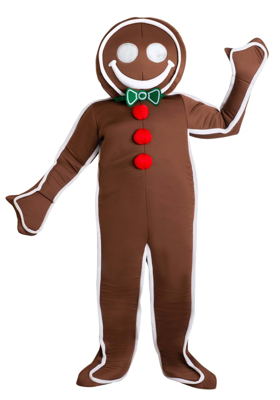 Plus Size Iced Gingerbread Man Costume