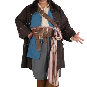 Plus Size Men's Authentic Captain Jack Sparrow Costume