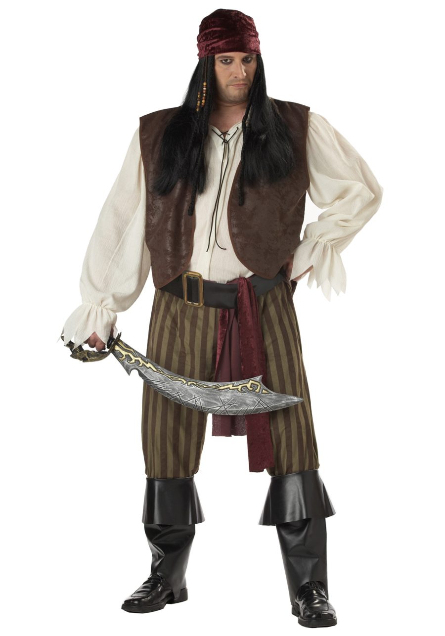 Plus Size Men's Rogue Pirate Costume