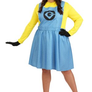 Plus Size Minion Costume Dress for Women