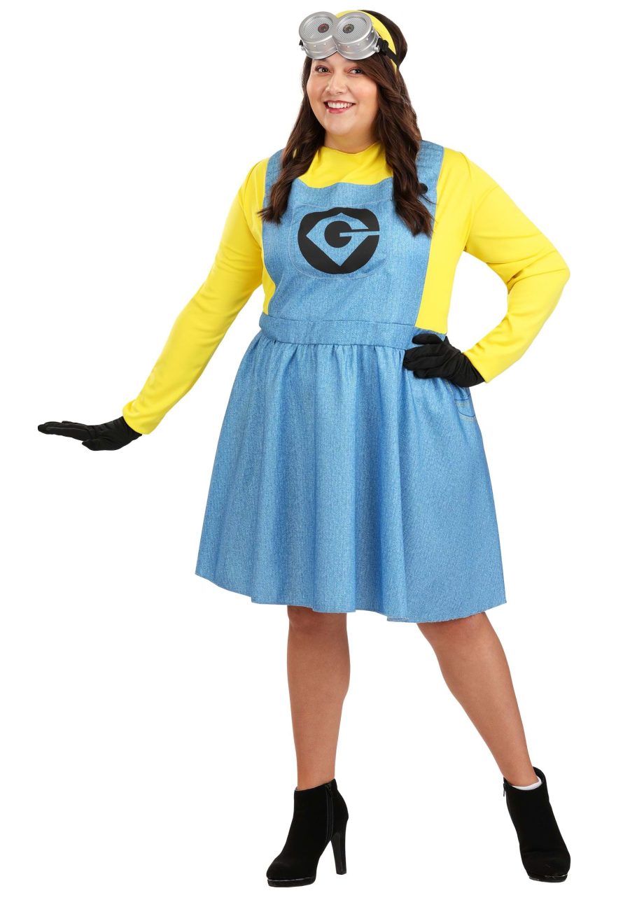 Plus Size Minion Costume Dress for Women