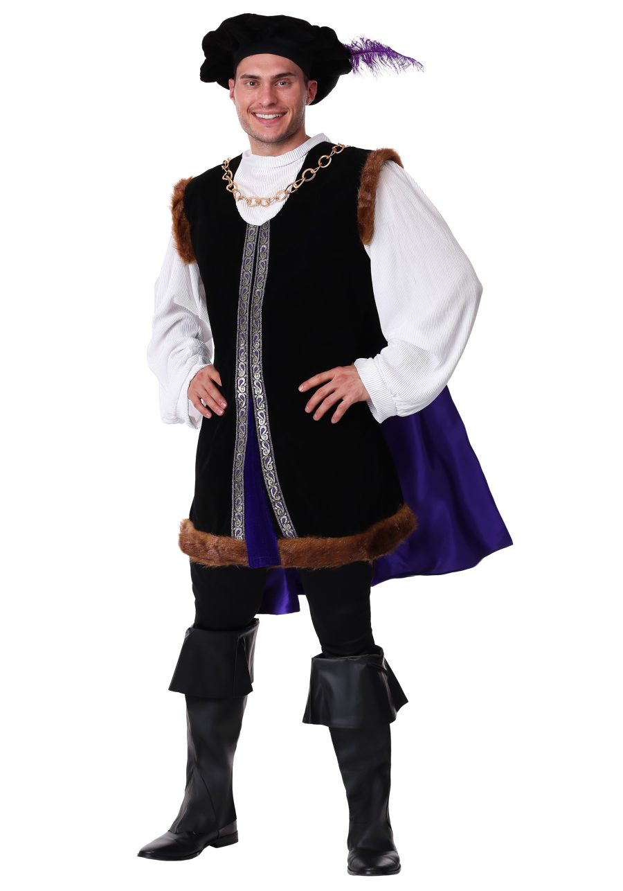 Plus Size Noble Renaissance Man Costume