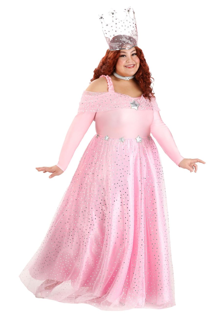 Plus Size Pink Deluxe Witch Dress Costume