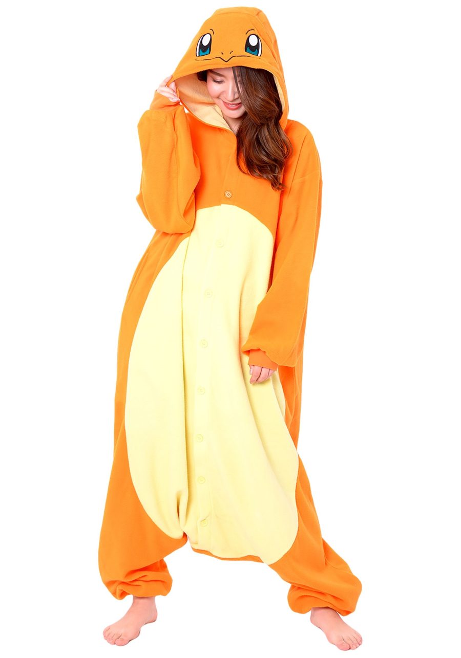 Plus Size Pok??mon Adult Charmander Kigurumi