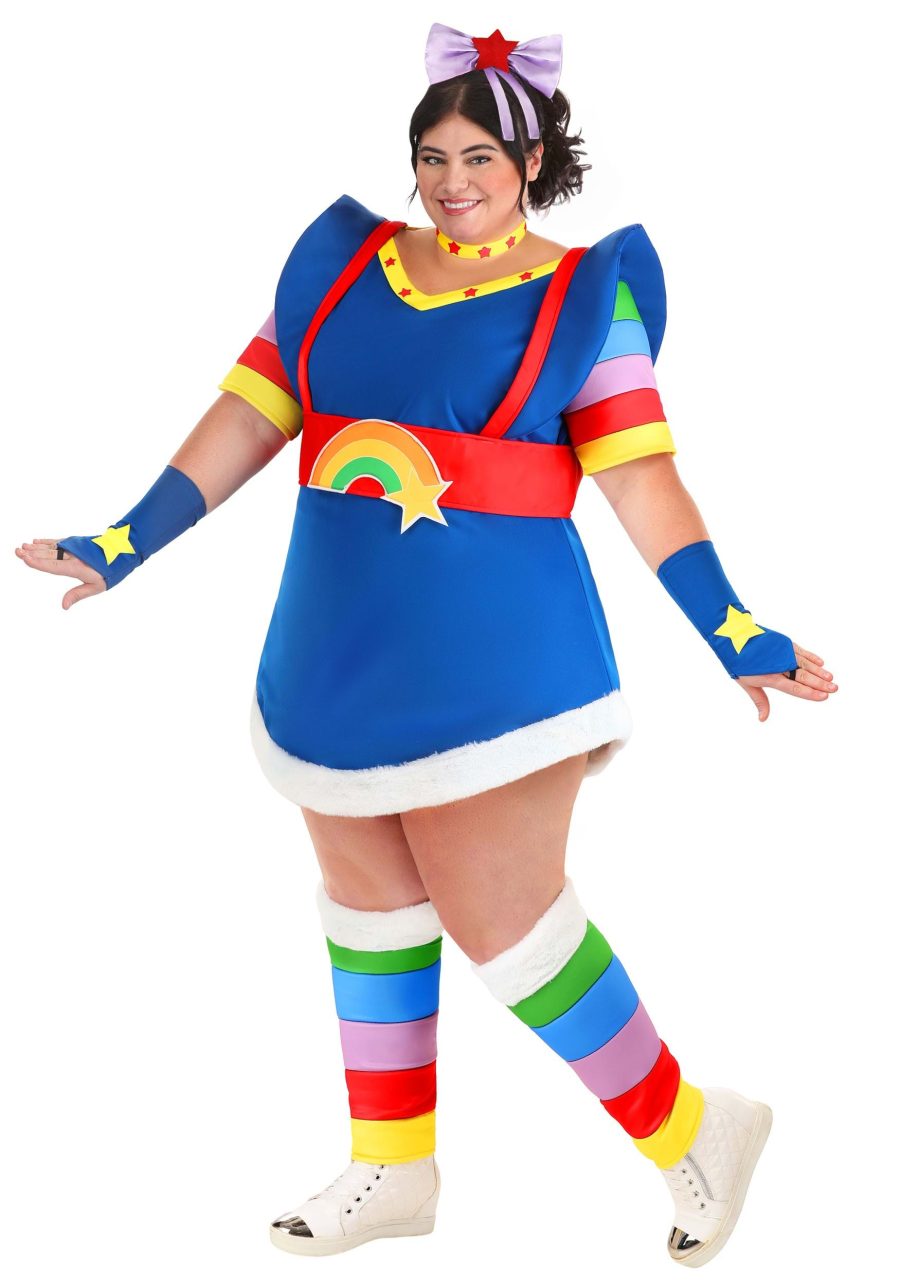 Plus Size Rainbow Brite Women's Costume