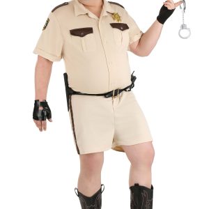Plus Size Reno 911 Deluxe Lt. Dangle Costume for Men