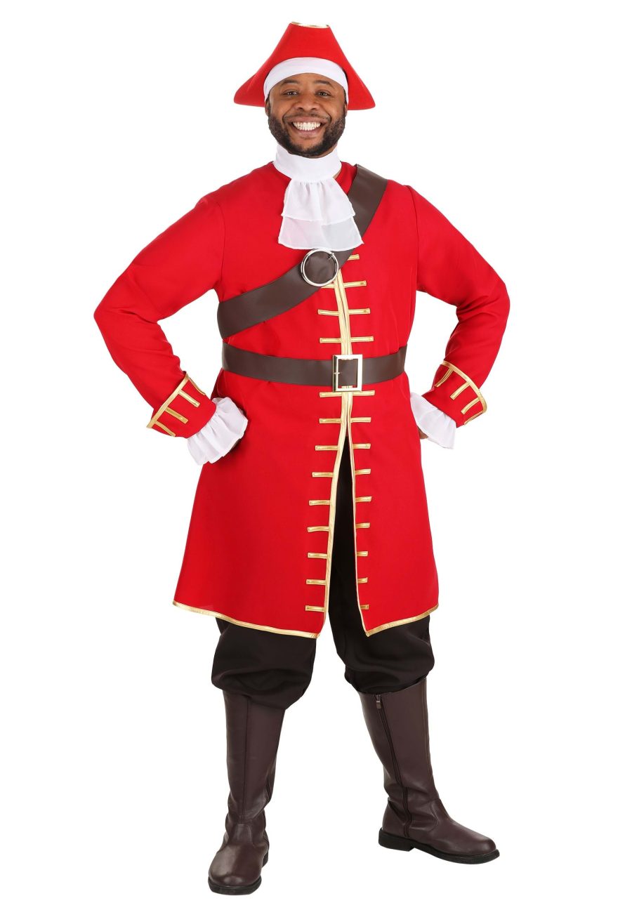 Plus Size Rum Captain Costume for Men