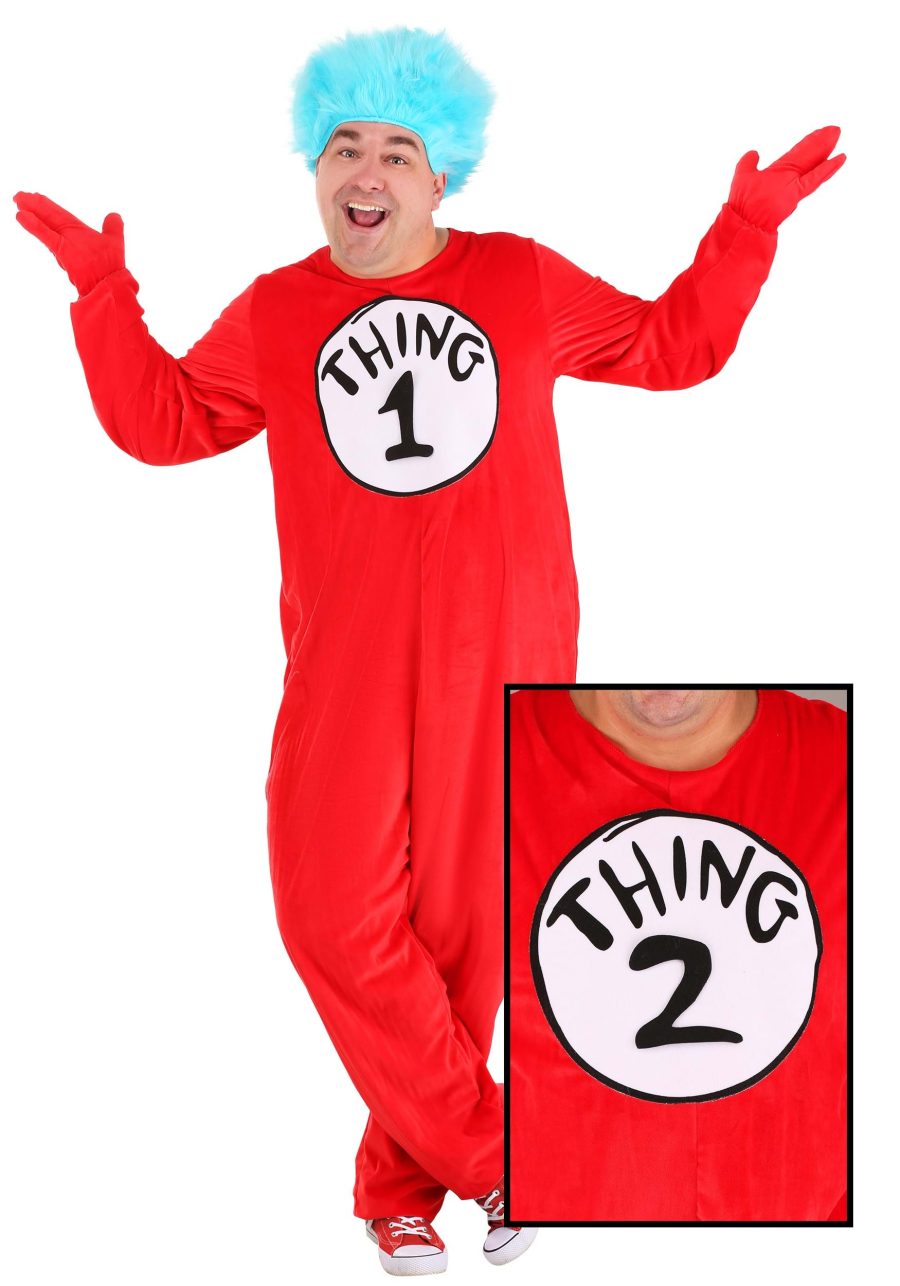 Plus Size Thing 1&2 Costume