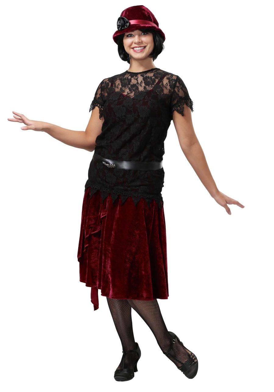 Plus Size Toe Tappin' Flapper Women's Costume