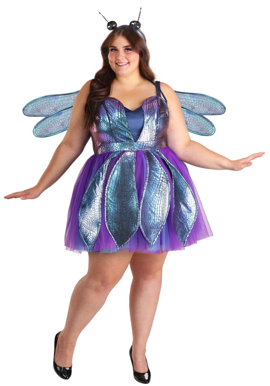 Plus Size Wild Wings Dragonfly Costume for Women