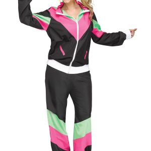 Plus Size Women's 80's Track Suit Costume