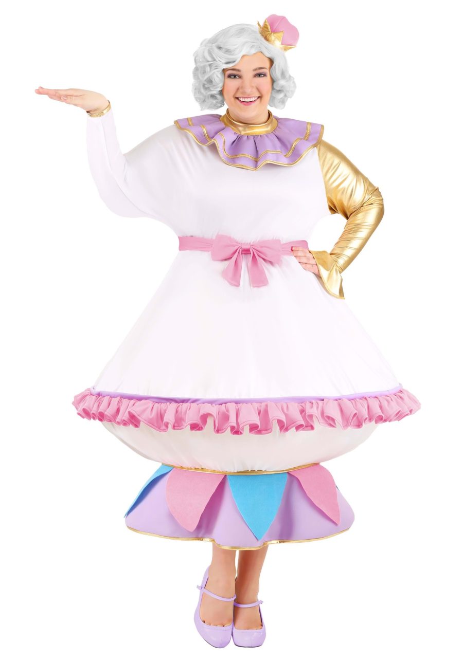 Plus Size Women's Beauty and the Beast Mrs. Potts Costume