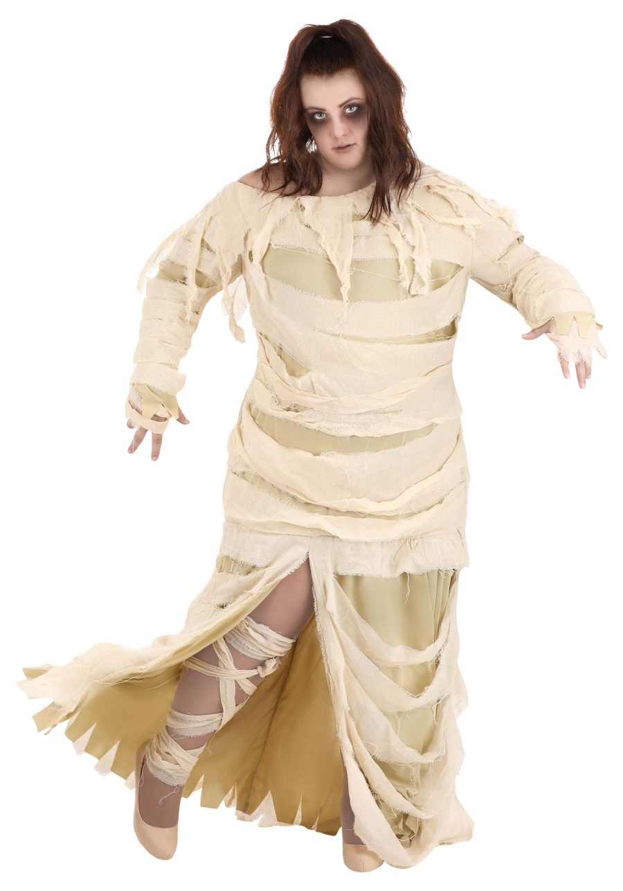 Plus Size Women's Full Length Mummy Costume