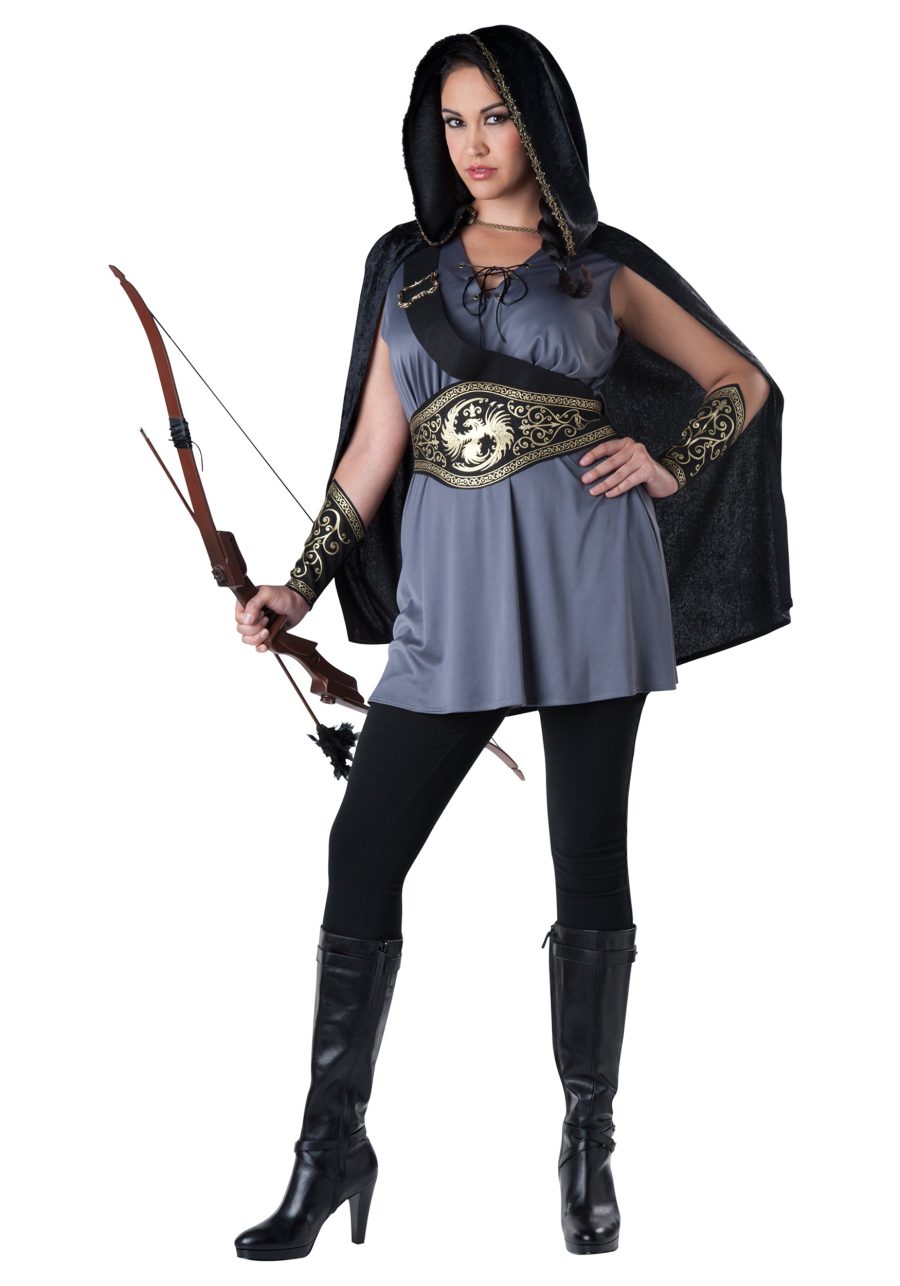 Plus Size Women's Huntress Costume