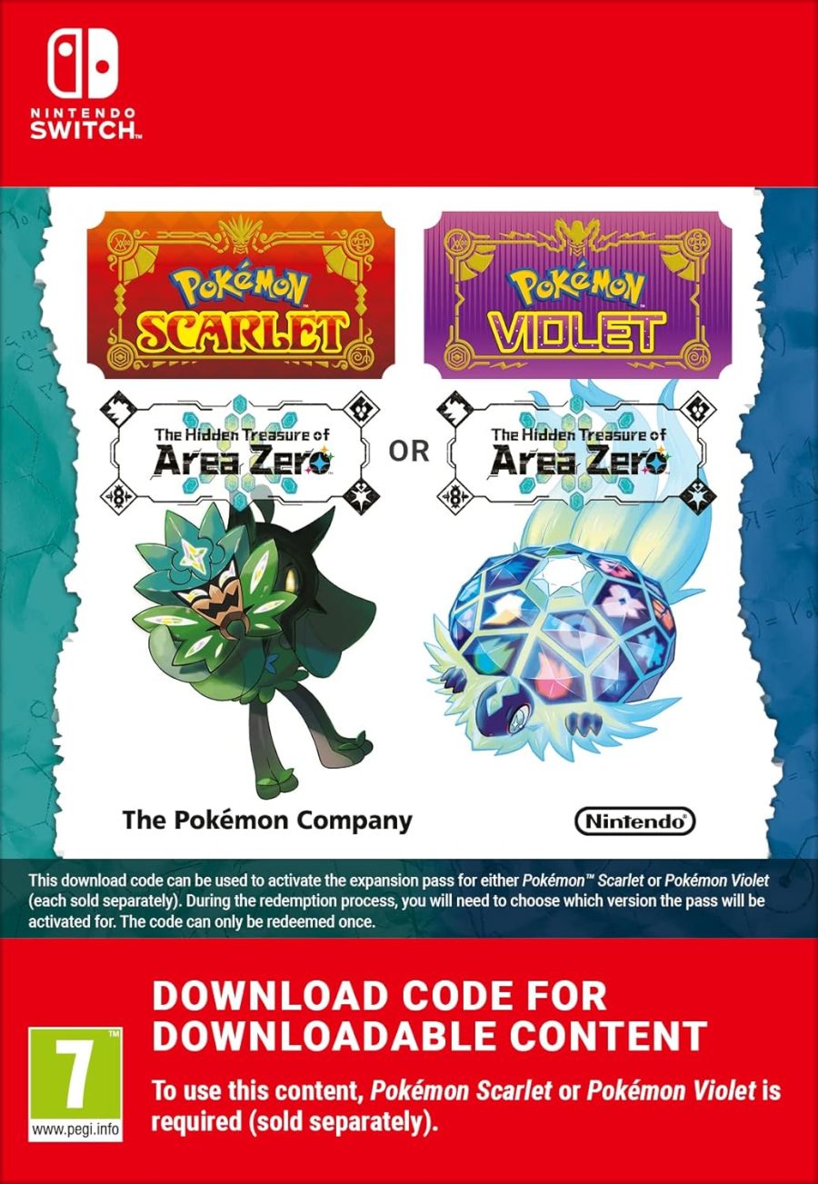 Pokemon Scarlet / Violet: The Hidden Treasure of Area Zero DLC Key (Nintendo Switch): Europe