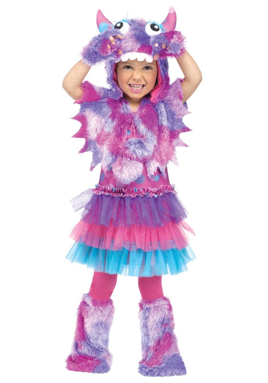 Polka Dot Toddler Monster Costume