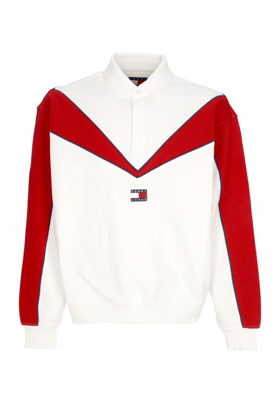 Polo Long sleeves Game Day Rugby Ecru/arizona Red