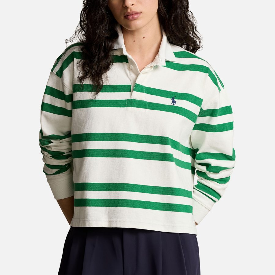 Polo Ralph Lauren Cotton-Jacquard Rugby Shirt - M