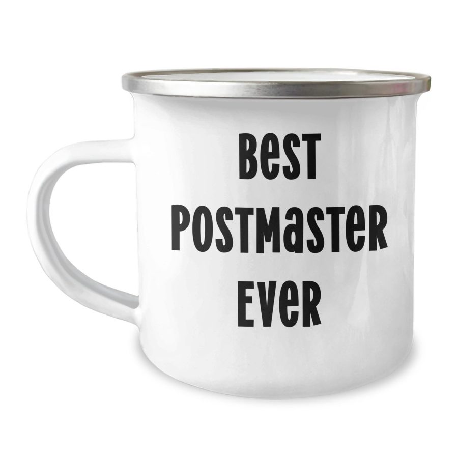 Postmaster's Best Camping Mug for Graduation Gifts from Friends