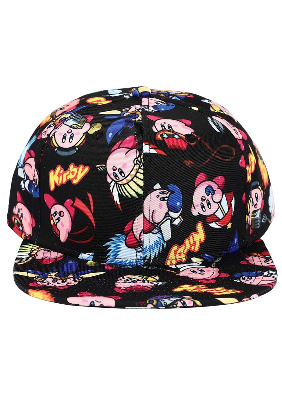 Powered Up Kirby Sublimated AOP Flatbill Hat