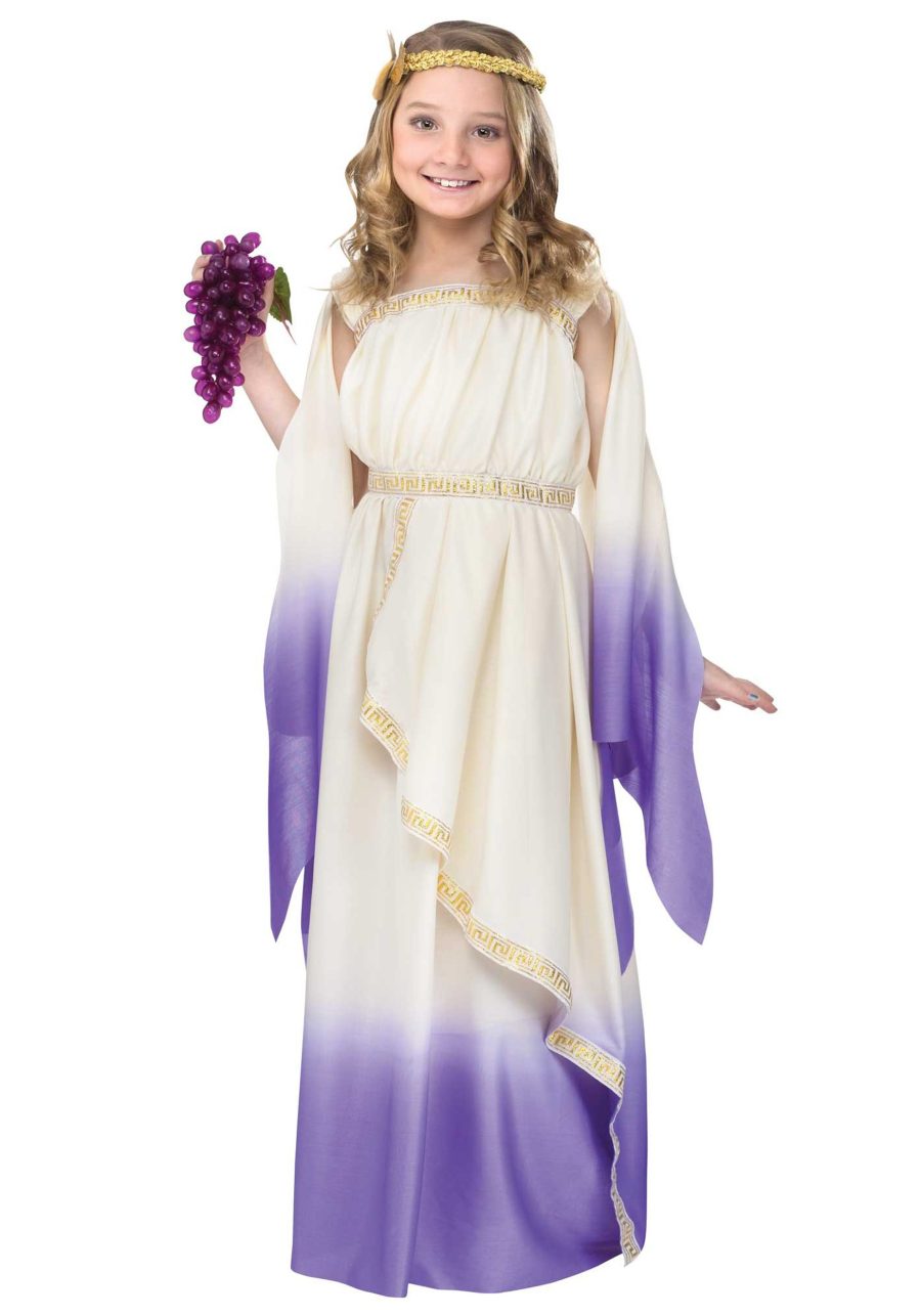 Purple Goddess Costume for Girls