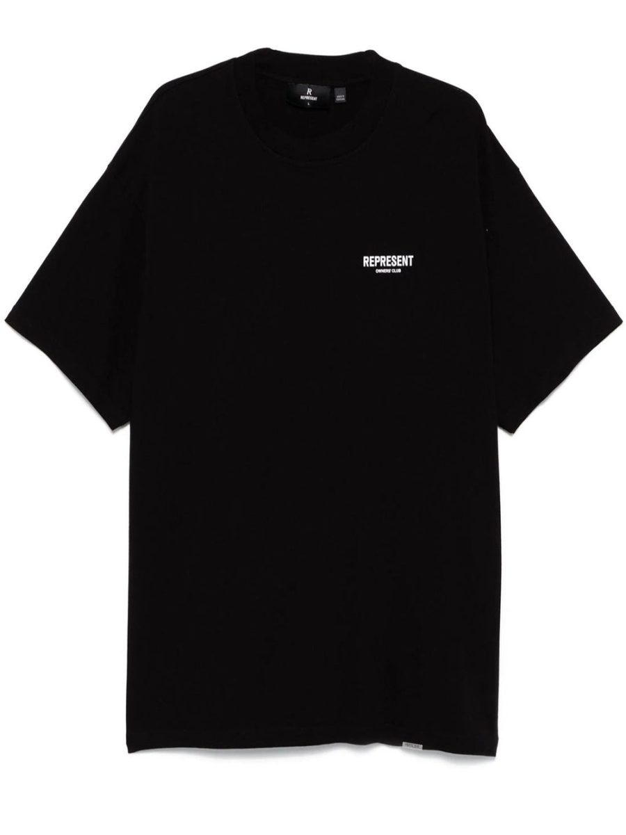 REPRESENT Owners Club Cotton T-Shirt Black