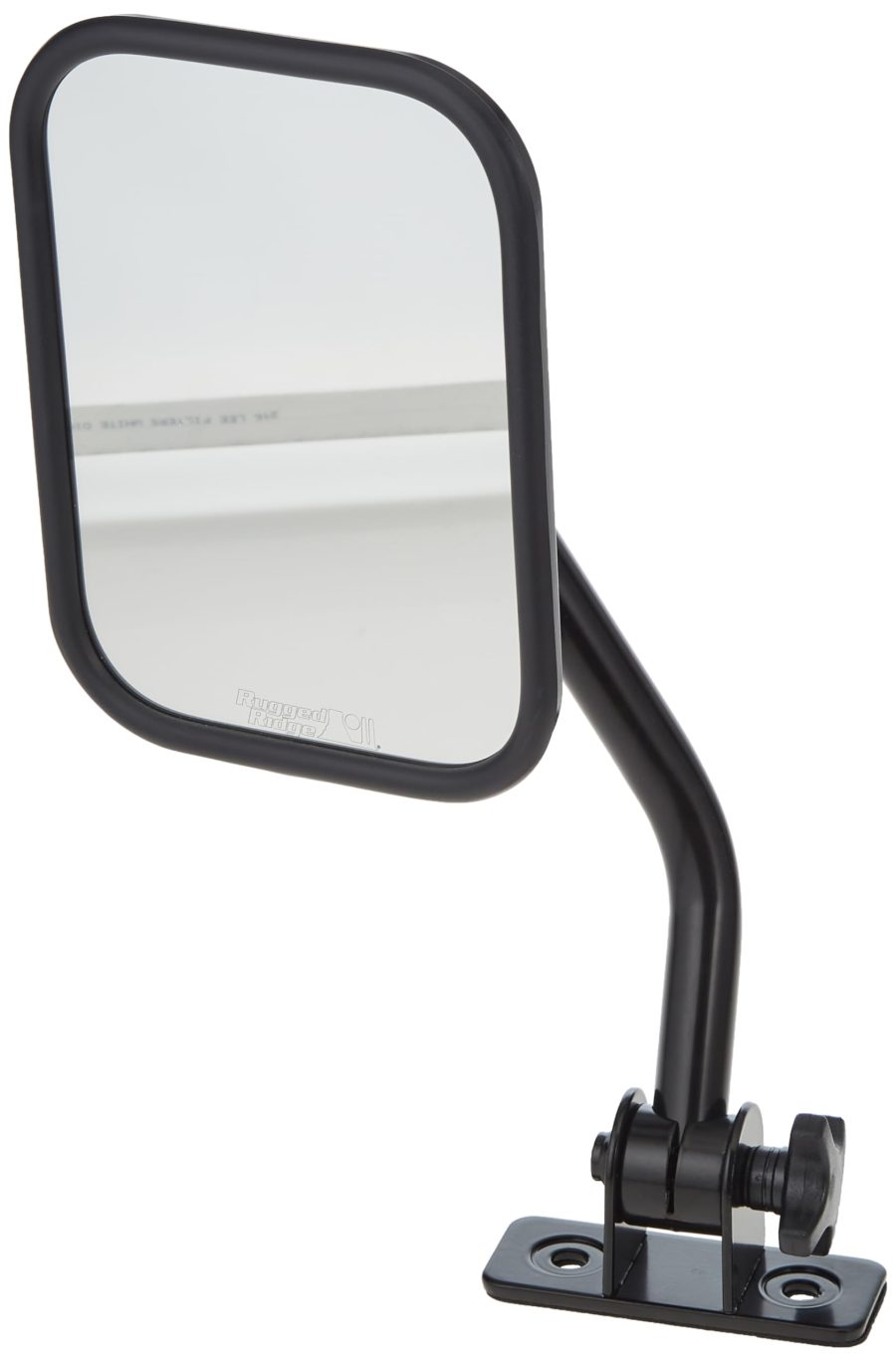 RUGGED RIDGE 11025.13 Quick Release Mirror, Rectangular, Black Fits 1997-2018 Jeep Wrangler