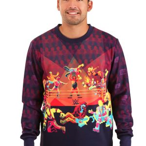 Radical Rumble WWE Adult Ugly Sweatshirt