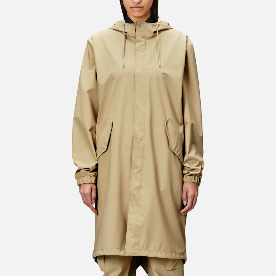 Rains Coated-Shell Fishtail Parka - XS