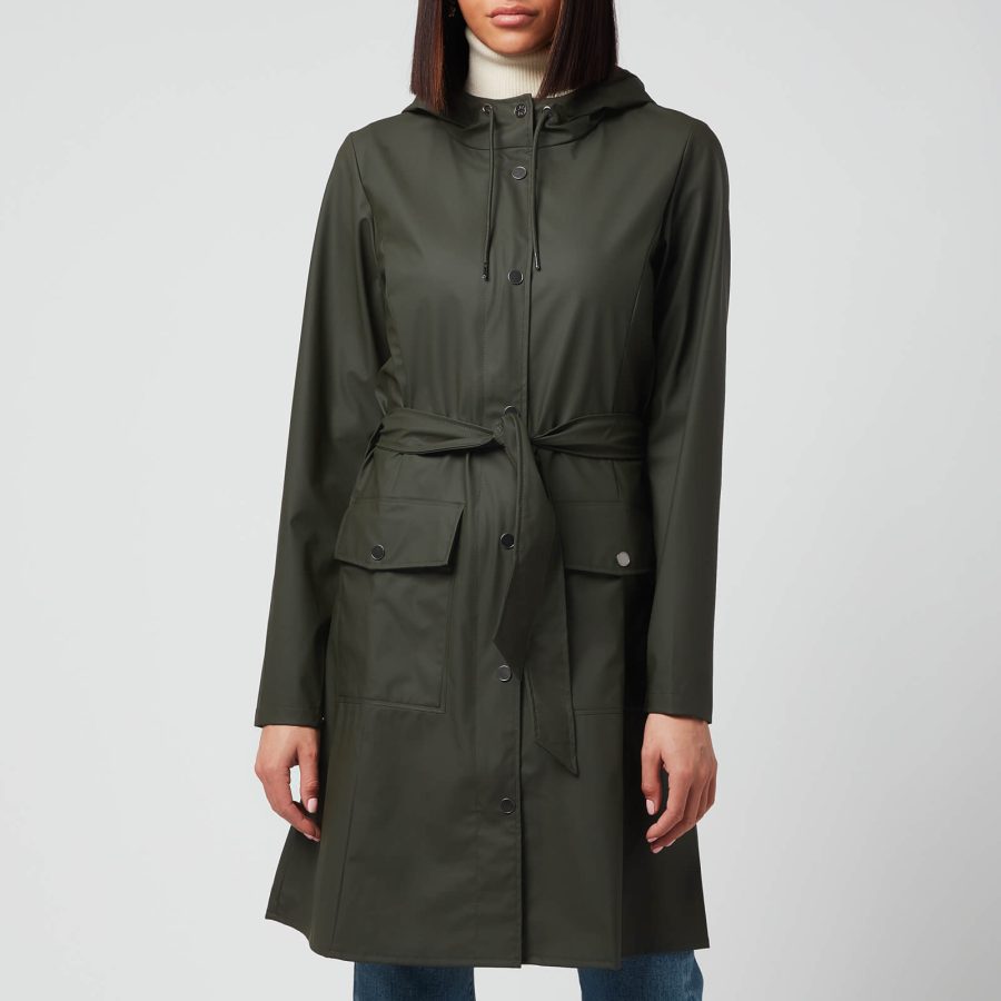 Rains Curve Matte Shell Jacket - L