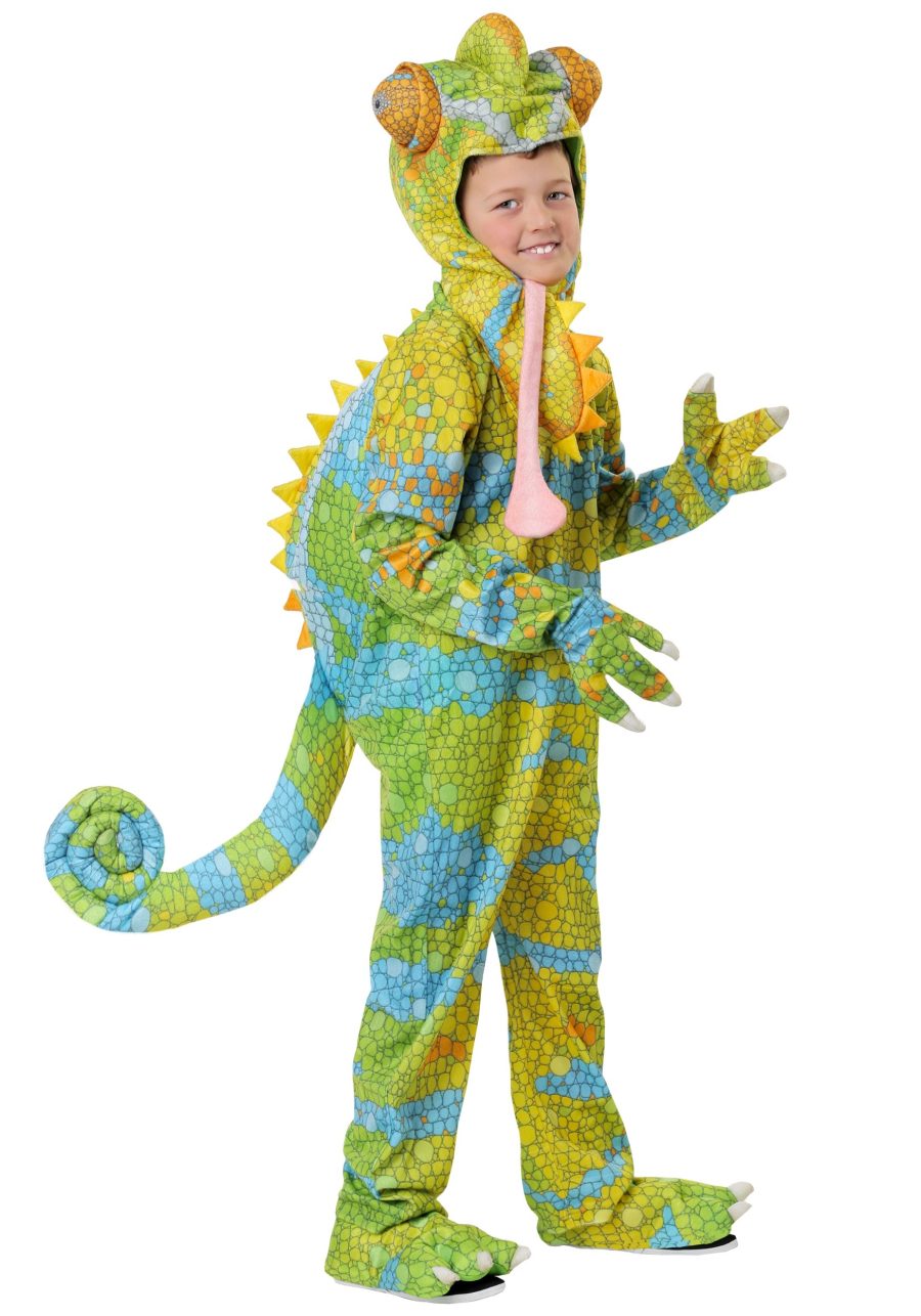 Realistic Kid's Chameleon Costume