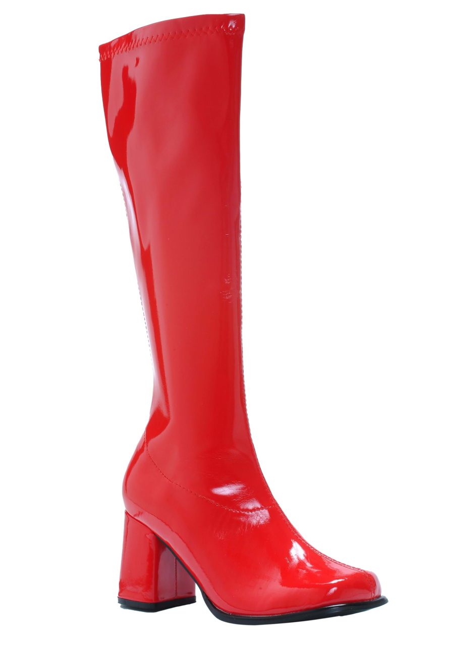 Red Gogo Boots for Women