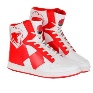 Red Power Rangers Costume Inspired Adult Sneakers