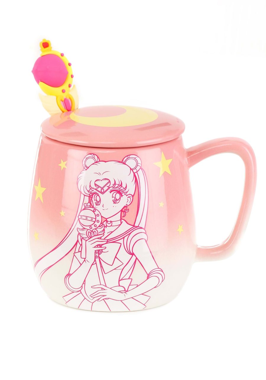 Sailor Moon 16oz Ombre Mug with Molded Spoon