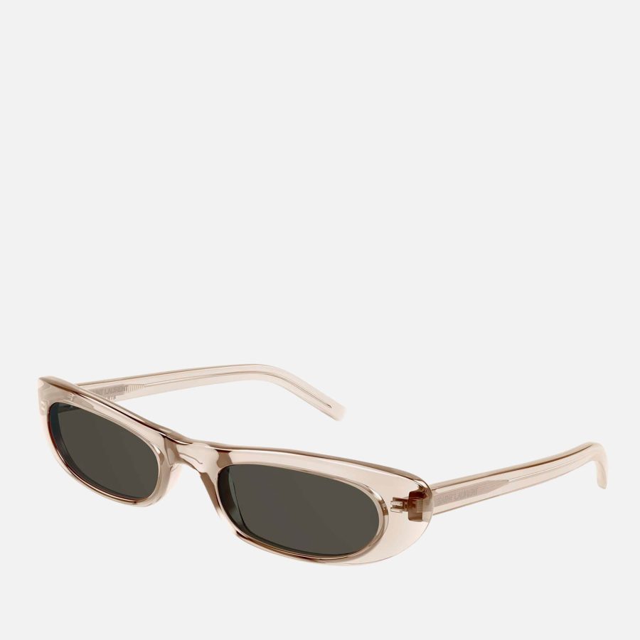 Saint Laurent Feminine Acetate Oval Sunglasses