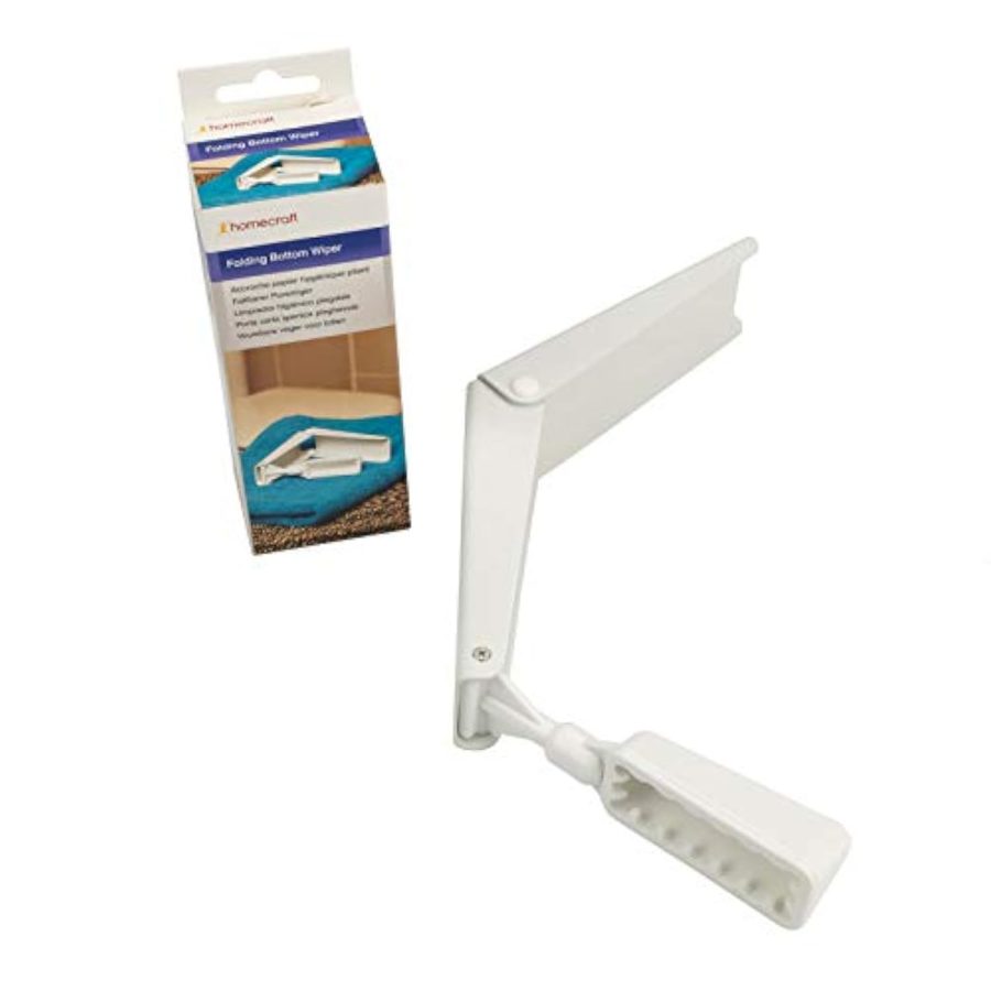 Sammons Preston Curved Toilet Aid, Folding 10" Toilet Paper Holder & Bottom Wipe