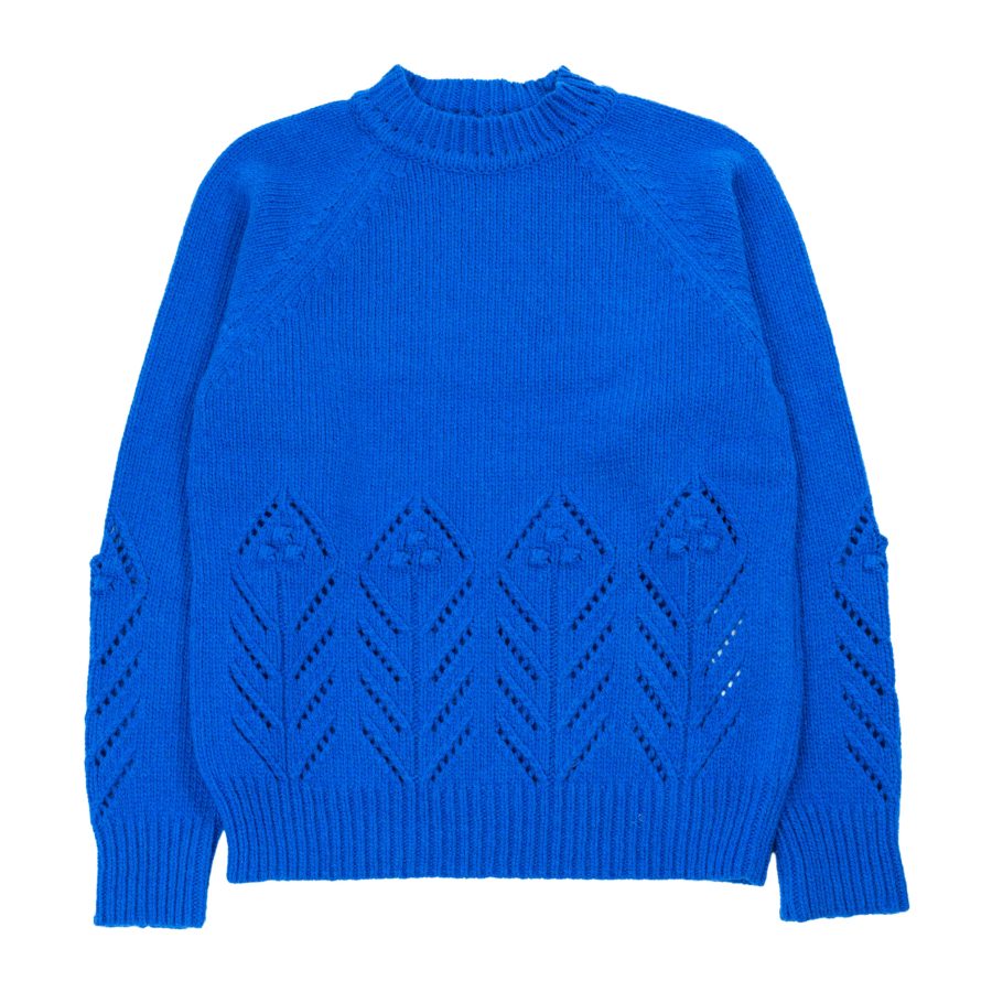 Severino Knit Sweater in Lapis Blue